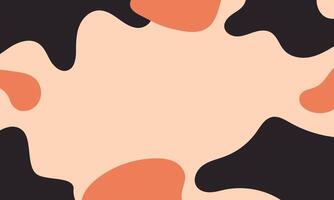 Creative background with amorphous shapes. vector