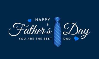 Happy father's day celebration design template. Fathers day holiday background vector