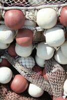 floats of a fishing net photo