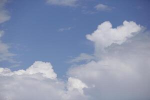white grey clouds in the sky photo