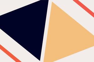 Abstract background with vintage colors and triangle shapes. vector