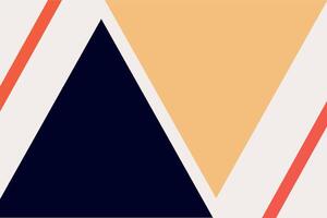 Abstract background with vintage colors and triangle shapes. vector