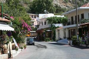 villages in crete, greece photo