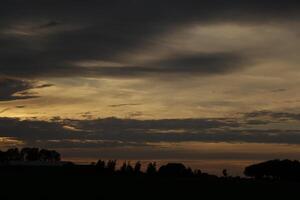 sunset in the netherlands photo