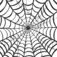 spider web black color only vector