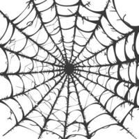 spider web black color only vector