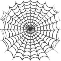 araña web negro color solamente vector