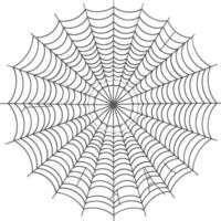 spider web black color only vector