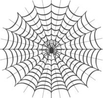 araña web negro color solamente vector