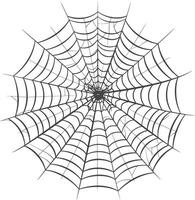spider web black color only vector