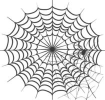 araña web negro color solamente vector