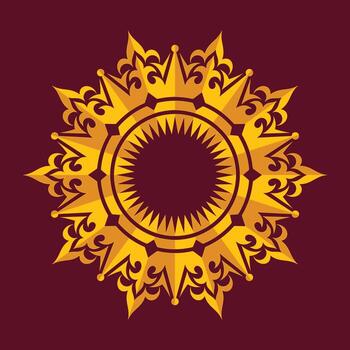 Mandala Gradient pattern vector