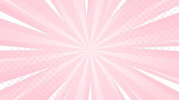 Pink beauty abstract background. Pink comic sunburst effect background with halftone. Suitable for templates, sales banners, events, ads, web, pages, and others vector