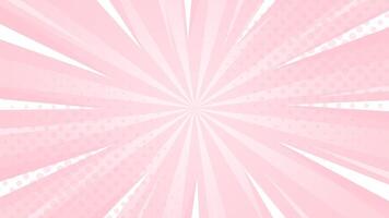 Pink beauty abstract background. Pink comic sunburst effect background with halftone. Suitable for templates, sales banners, events, ads, web, pages, and others vector