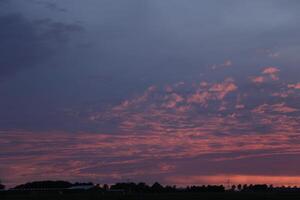 sunset in the netherlands photo