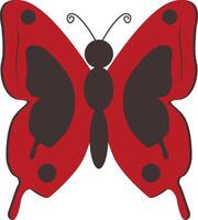 Adorable Butterfly Illustration with Cute Cartoon Style. Flat Illustration vector