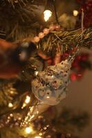 christmas tree with decoration photo