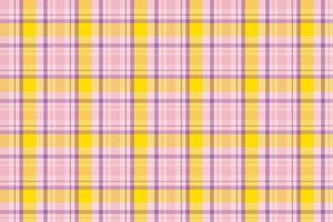 Illustration, Abstract pattern of sweater weaving style with pink and yellow color background. vector