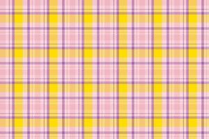 Illustration, Abstract pattern of sweater weaving style with pink and yellow color background. vector