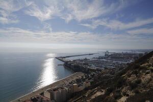view from the castle over alicante photo