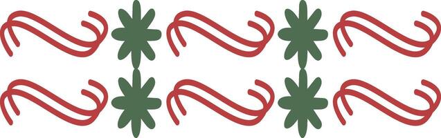 Ethnic Style Borders with Abstract Pattern Design. Horizontal Pattern. Isolated Illustration vector