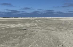 sand at the beach, vlieland, the netherlands photo