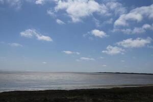 view over the Wadden Sea from Vlieland, netherlands photo