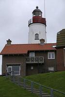 lighthouse, Urk, former island in the Zuiderzee, Netherlands photo