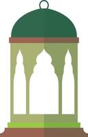 Ramadhan Kareem Lanterns Icon. Flat Cartoon Illustration. vector