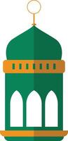 Ramadhan Kareem Muslim Lanterns Element for Background Template. Illustration Design vector