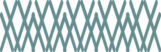 Hand Drawn Abstract Ethnic Pattern. African Design Style. Isolated Illustration vector