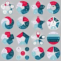 circle elements for infographic. vector