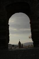 overview on the city Antequera in South Spain photo