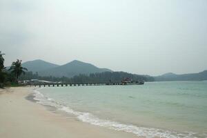 tropical beach, paradise, koh phangan island, thailand photo