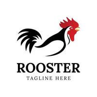 Chicken Rooster Logo Design Template. Illustration. vector