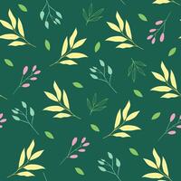 Seamless flower pattern design . Floral print for fabric. vector