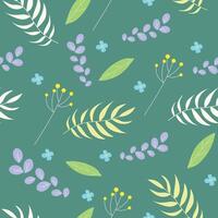 Seamless flower pattern design . Floral print for fabric. vector