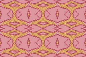 Moda modelo sin costura nativo americano, motivo bordado, ikat bordado diseño para impresión egipcio modelo tibetano mandala pañuelo vector