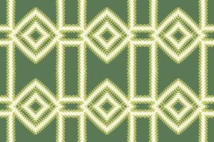 Fashion pattern Seamless Bandana print silk Motif embroidery, Ikat embroidery Design for Print pattern vintage flower folk navajo patchwork pattern vector