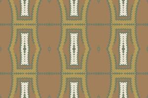 Fashion pattern Seamless Mughal architecture Motif embroidery, Ikat embroidery Design for Print figure tribal ink on cloth patola sari vector
