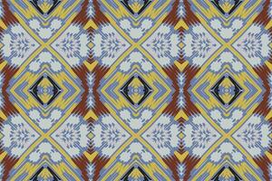 Fashion pattern Seamless Scandinavian pattern Motif embroidery, Ikat embroidery Design for Print Texture fabric saree sari carpet. kurta patola saree vector