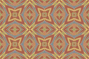 Silk fabric Patola sari Pattern Seamless Native American, Motif embroidery, Ikat embroidery Design for Print border embroidery ancient egypt vector