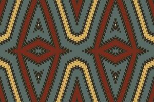 Patola sari Seamless Native American, Motif embroidery, Ikat embroidery Design for Print tie dyeing pillowcase sambal puri kurti mughal architecture vector