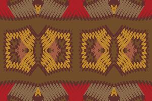 kilim modelo sin costura pañuelo impresión seda motivo bordado, ikat bordado diseño para impresión escandinavo modelo sari étnico natividad gitano modelo vector