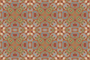 Silk fabric Patola sari Pattern Seamless Australian aboriginal pattern Motif embroidery, Ikat embroidery Design for Print Texture fabric saree sari carpet. kurta patola saree vector