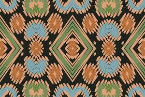 Dupatta Pattern Seamless Native American, Motif embroidery, Ikat embroidery Design for Print pattern vintage flower folk navajo patchwork pattern vector