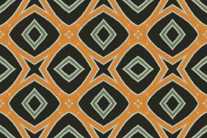 Dupatta Pattern Seamless Mughal architecture Motif embroidery, Ikat embroidery Design for Print pattern vintage flower folk navajo patchwork pattern vector