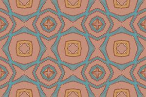 Salwar Pattern Seamless Scandinavian pattern Motif embroidery, Ikat embroidery Design for Print scarf hijab pattern kerchief ikat Silk kurti model mughal patterns vector