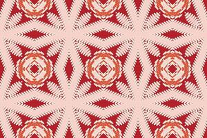 pakistaní vestidos modelo sin costura australiano aborigen modelo motivo bordado, ikat bordado diseño para impresión indígena Arte aborigen Arte modelo floral curti Mughal frontera vector