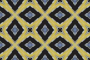 Nordic pattern Seamless Bandana print silk Motif embroidery, Ikat embroidery Design for Print pattern vintage flower folk navajo patchwork pattern vector